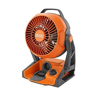 Select Home Depot Stores: RIDGID 18V Cordless Hybrid Jobsite Fan (Tool Only) $8.90 (Limited Availability In-Store Only) & More