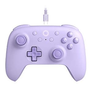 8Bitdo Ultimate 2C Wired Controller w/ Hall Effect Sticks & Triggers (Purple) $14.50