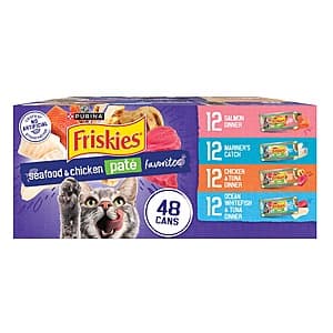 48ct 5.5oz Purina Friskies Canned Wet Cat Food (Various) $23.45 w/ Repeat Delivery