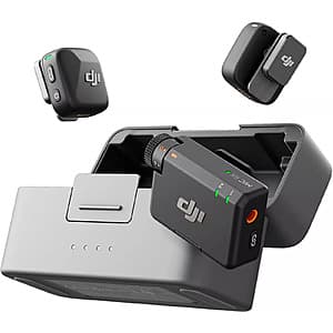 DJI Mic Mini Wireless Lavalier Microphone w/ 2x TX + 1x RX + Charging Case $79 + Free Shipping