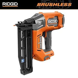 Select Stores: RIDGID 18V Brushless Cordless 16-Gauge 2-1/2" Nailer (Tool Only) $68 (Valid In-Store Only)