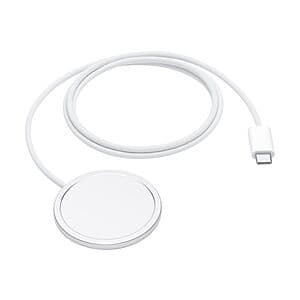 Apple MagSafe Fast Wireless Charger for iPhone & AirPods: 2-Meters $33, 1-Meter $25