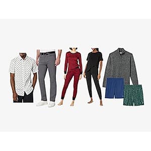 Woot! Amazon Essentials Apparel Buy 5+ Items, Get 50% Off + Free S&H w/ Prime
