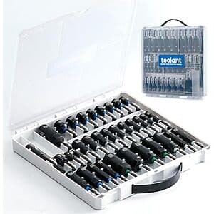 34-Piece toolant Impact Magnetic Nut Driver Bit Set $27