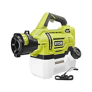 RYOBI ONE+ 18V Cordless Electrostatic 0.5 Gal. Sprayer (Tool Only) $22 + Free S&H w/ Amazon Prime