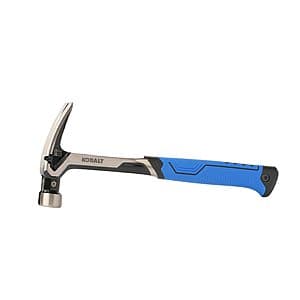 Kobalt 20-Oz Steel Head Steel Handle Rip Claw Hammer $15 + Free S&H