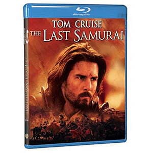 The Last Samurai Blu-ray disc case featuring artwork from the historical drama film.