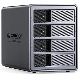 Orico 4-Bay External Direct USB 3.0 Hard Drive Enclosure (Up to 88TB) $110.50 + Free S&H