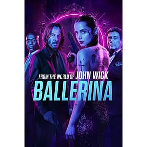 4K Digital Films: John Wick, John Wick: Chapter 2, Wind River, Ballerina $5 & Many More