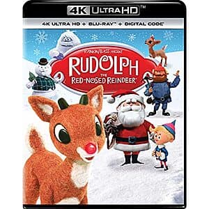 Rudolph the Red-Nosed Reindeer (4K Ultra HD + Blu-ray + Digital) $10