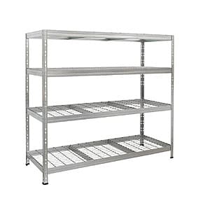 AR Shelving Heavy Duty NSF Certified Galvanized 4-Tier Shelving Unit (71"x71"x20") $63.50 + Free S&H