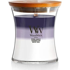 9.70-Oz WoodWick Medium Hourglass Candle (Evening Luxe) $10.25 w/ Subscribe & Save