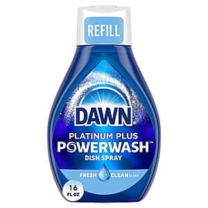 16-Oz Dawn Powerwash Spray Dish Soap Refill (various) + $2 Walmart Cash $3.95 + Free Store Pickup