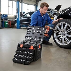 230-Pc Vevor SAE/Metric Mechanic Sockets/Bits Tool Set (1/4", 3/8" & 1.2") $69 + Free S&H