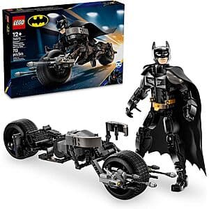 713-Piece LEGO DC Batman Construction Figure & The Bat-Pod Bike Building Toy $32
