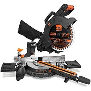 WEN 10" 15-Amp Sliding Compound  Single Bevel Miter Saw w/ Laser $111 + Free Shipping