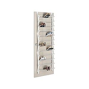36-Pair Whitmor Over the Door Shoe Rack (White) $8 + Free Shipping w/ Prime