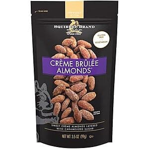 Select Accounts: 3.5-Oz Squirrel Brand Crème Brûlée Candied Almonds $3.15 w/ S&S