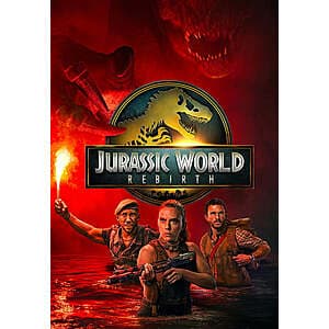 Gruv Black Friday Digital Film Sale: Extra 25% Off: Jurassic Park: Rebirth $7.50 & More