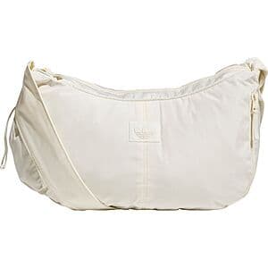 adidas Originals Crescent Crossbody in cream white featuring a compact crossbody style design with adjustable strap.