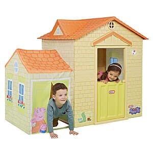 Little Tikes Peppa Pig Playhouse Indoor & Outdoor w/ Working Doors & Tunnel $50 + Free S&H
