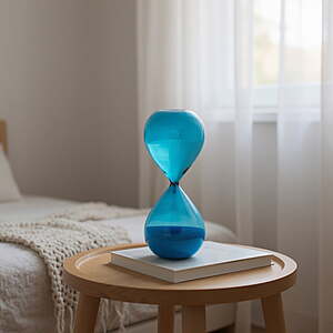 8" Mainstays Hourglass (Blue or Purple) $5.90