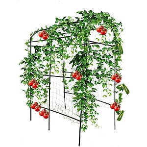 Lolsea U-Shape Stainless Steel Garden Trellis (90" x 70" x 45") $20