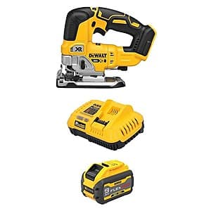 DeWALT 20V Max XR Brushless Jigsaw w/ 9Ah Flexvolt Battery & Charger $229 + Free S&H