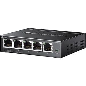 TP-Link 5-Port 2.5G Unmanaged Ethernet Switch + 15% Back w/ Prime Card $35