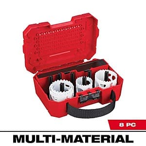 8-Piece Milwaukee Hole Dozer Bi-Metal Hole Saw Kit $30 + Free Shipping