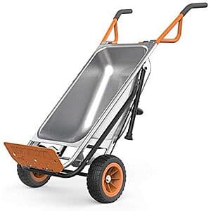 Worx 8-in-1 Aerocart Garden Cart/Wheelbarrow Heavy Duty Dolly $160 + Free S&H