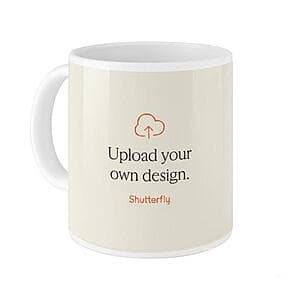Shutterfly: 11-Oz White Photo Mugs (Various) $5 + Free S&H