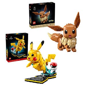 Costco Members: LEGO Pokémon Bundle: 587-Pc Eevee + 2050-Pc Pikachu & Poké Ball $230 + Free S&H