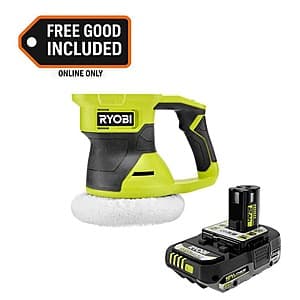 RYOBI ONE+ 18V Cordless 6" Two Speed Random Orbit Buffer + 18V 2.0 Ah HP Battery $50 + Free Shipping