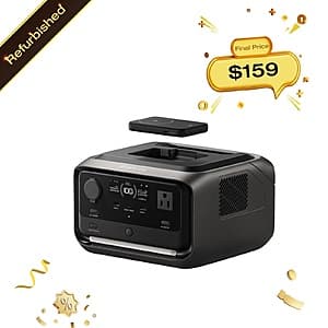 Refurb: EcoFlow River 3 Plus 286Wh Power Station + 5000mAh Power Bank $159 + Free S&H