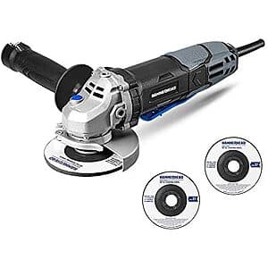 Hammerhead 4-1/2" Corded Angle Grinder w/ 3x Grinding Wheels $18.10