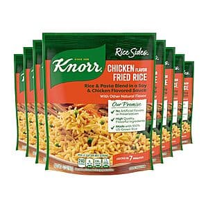 Select Accounts: 8-Ct 5.7-Oz Knorr Rice Sides (Chicken Flavor Fried Rice) $6 w/ S&S