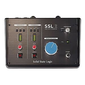 Solid State Logic SSL2 2-In/2-Out USB Audio Interface $119.20 + Free Shipping