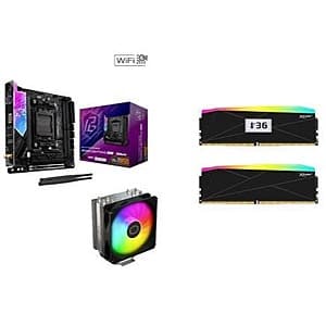 ASRock Motherboard Combos: B850I Mini ITX + 32GB V-COLOR 6000MHz RAM + Hyper 212 Cooler $390 & More + Free Shipping