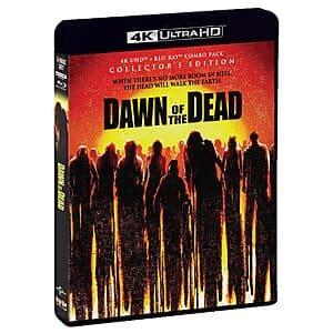 Collector's Edition 4K Ultra HD and Blu-ray disc case for the 2004 horror film Dawn of the Dead.