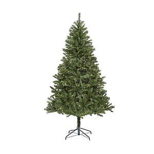 Holiday Time 6.5' Pre-Lit Arlington Artificial Christmas Tree with LED Lights $31.85