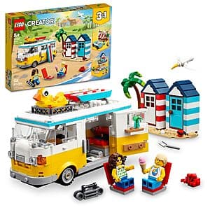 556-pc LEGO Creator 3-in-1 Beach Camper Van Building Toy Set (31138) $35