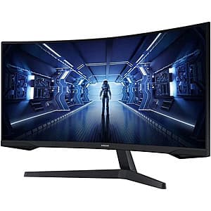34" Samsung Odyssey G5 G55T 3440x1440p 165Hz 1ms VA 1000R Curved Monitor $224 + Free Shipping