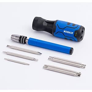Kobalt QL3 24-in-1 Screwdriver w/ 2" Multi-Bit Combo Tip Screwdriver Set $10 & More + Free S&H