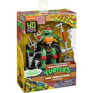 4" Teenage Mutant Ninja Turtles: 1988 Remastered Action Figure (Raphael) $11