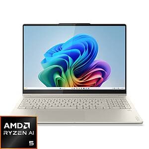Lenovo Yoga 7 2-in-1 Laptop (Open-Boxes): Ryzen AI 5 340, 16" 1200p Touch, 16GB DDR5 from $275 + Free Store Pickup