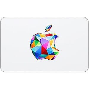 Apple eGift Card (Email Delivery): $50 to $250 Deonmination 20% Off w/ Citi Thank You Points Redemption