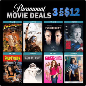 Fanflix: Select Paramount Movies (Digital HD / UHD) 3 for $12