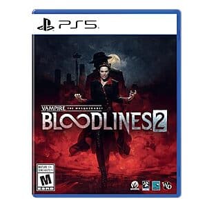Select Amazon Accounts: Vampire: The Masquerade - Bloodlines 2 (PS5) $20.50