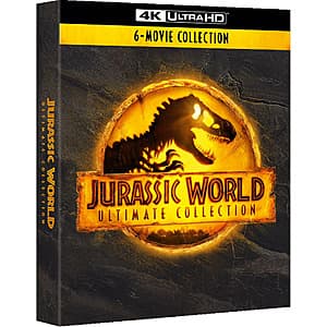 Jurassic World: 6-Movie Collection (4K Ultra HD + Blu-ray + Digital) $42 + Free Shipping